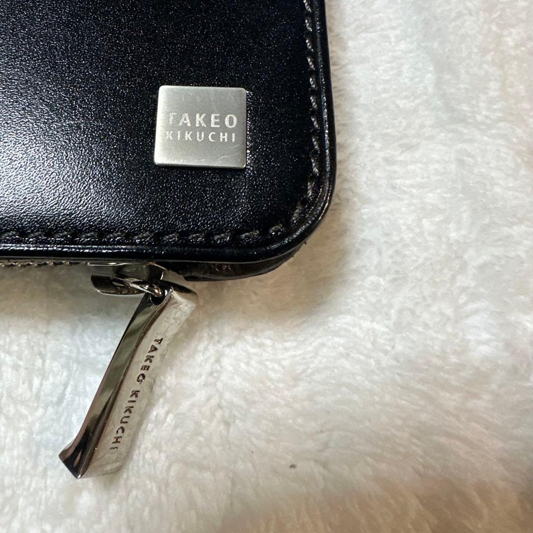 【新品】TAKEO KIKUCHI（タケオキクチ） 本革長財布 レザー