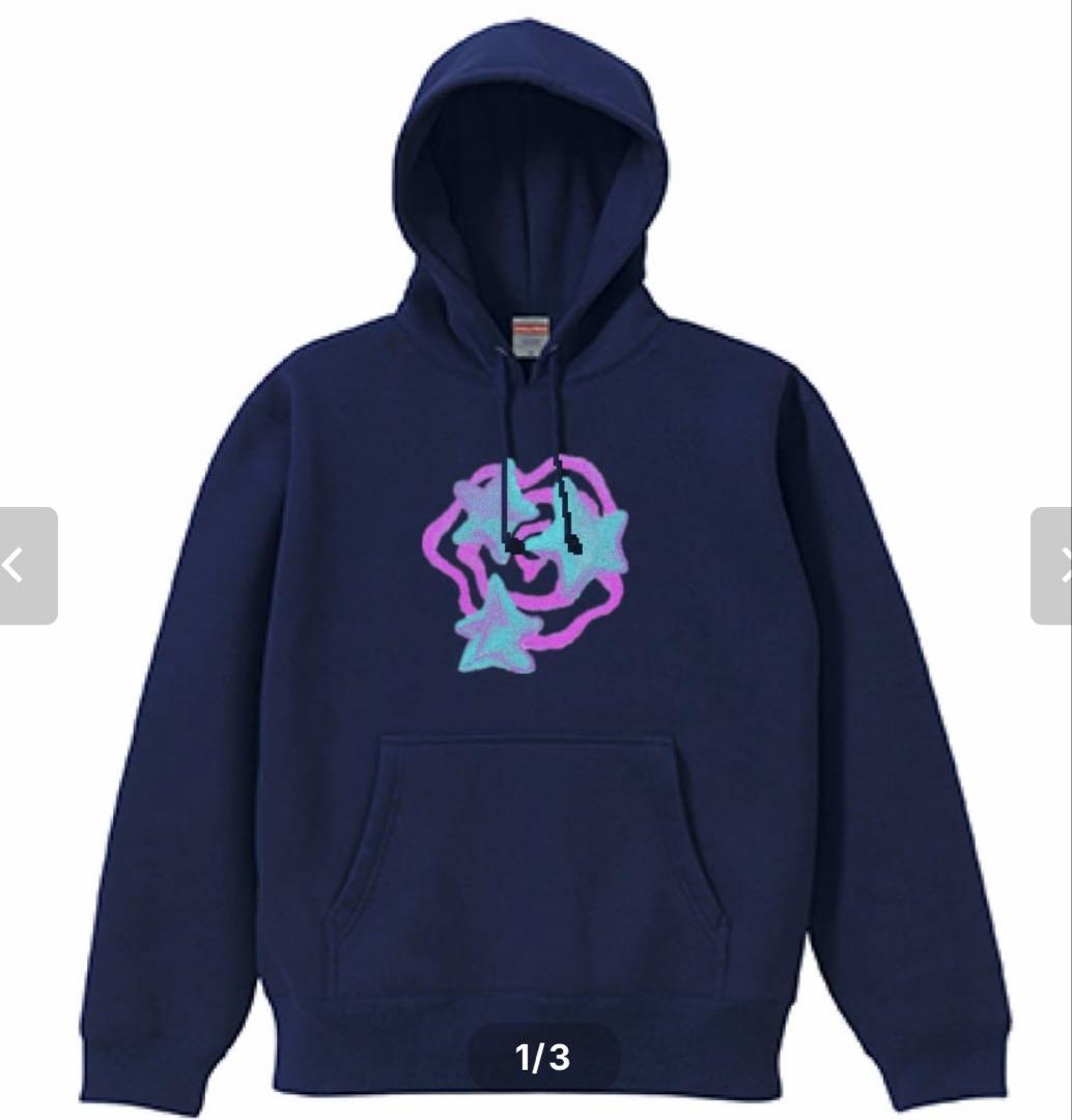 kwikie hoodie indigo パーカー　Sサイズ