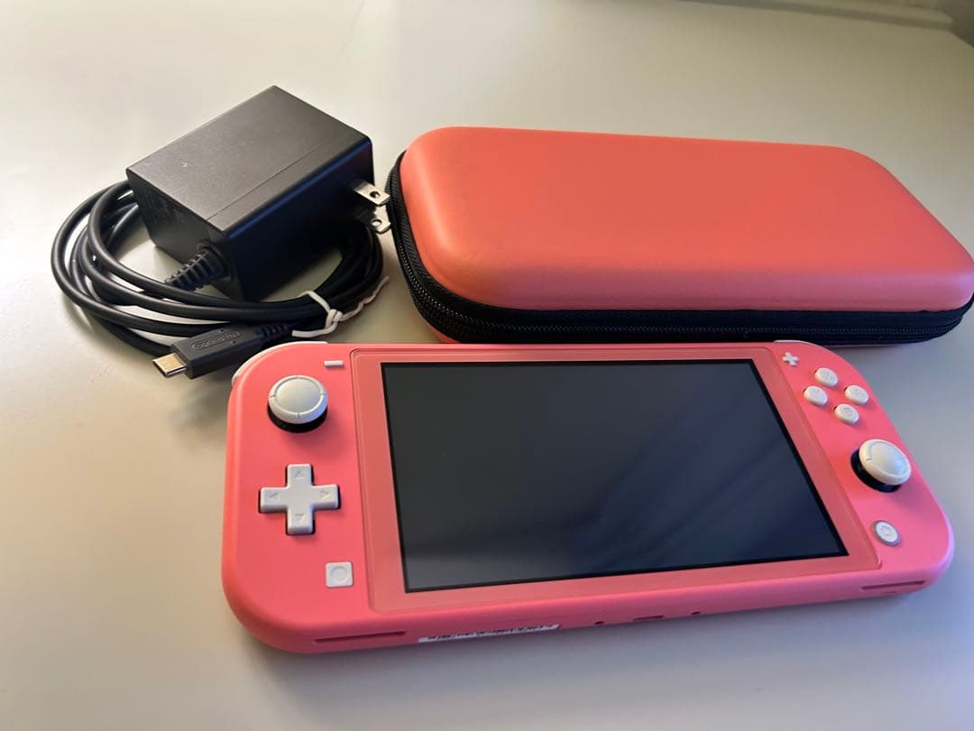 Nintendo Switch Lite ピンク 本体 ケース 充電器付