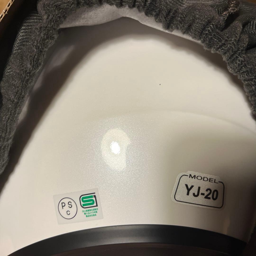 新品　YAMAHA YJ-20 ZENITH ヘルメット XL パールホワイト