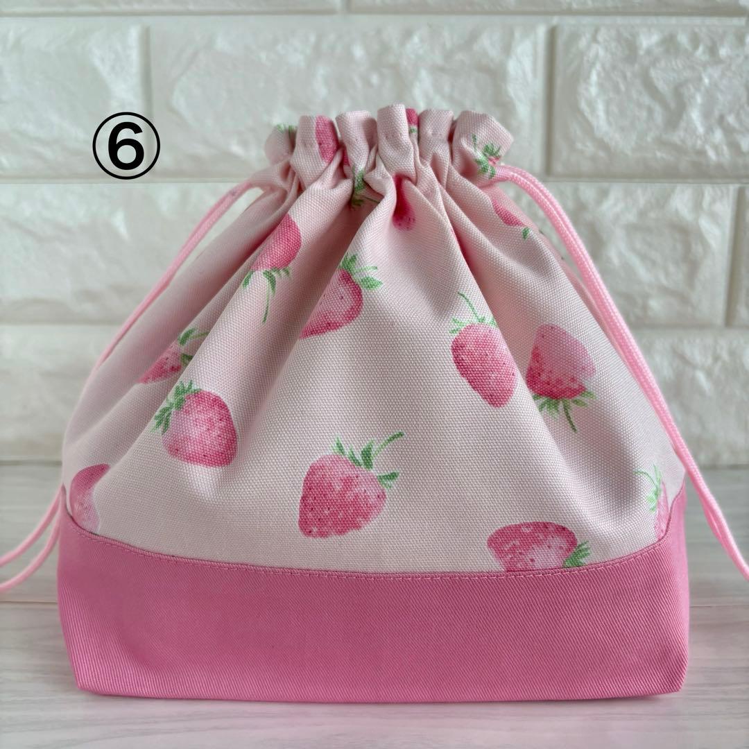 お弁当袋&コップ袋　ユニコーン　スイーツ　リボン　ぴんく　ゆめかわ　入園　入学