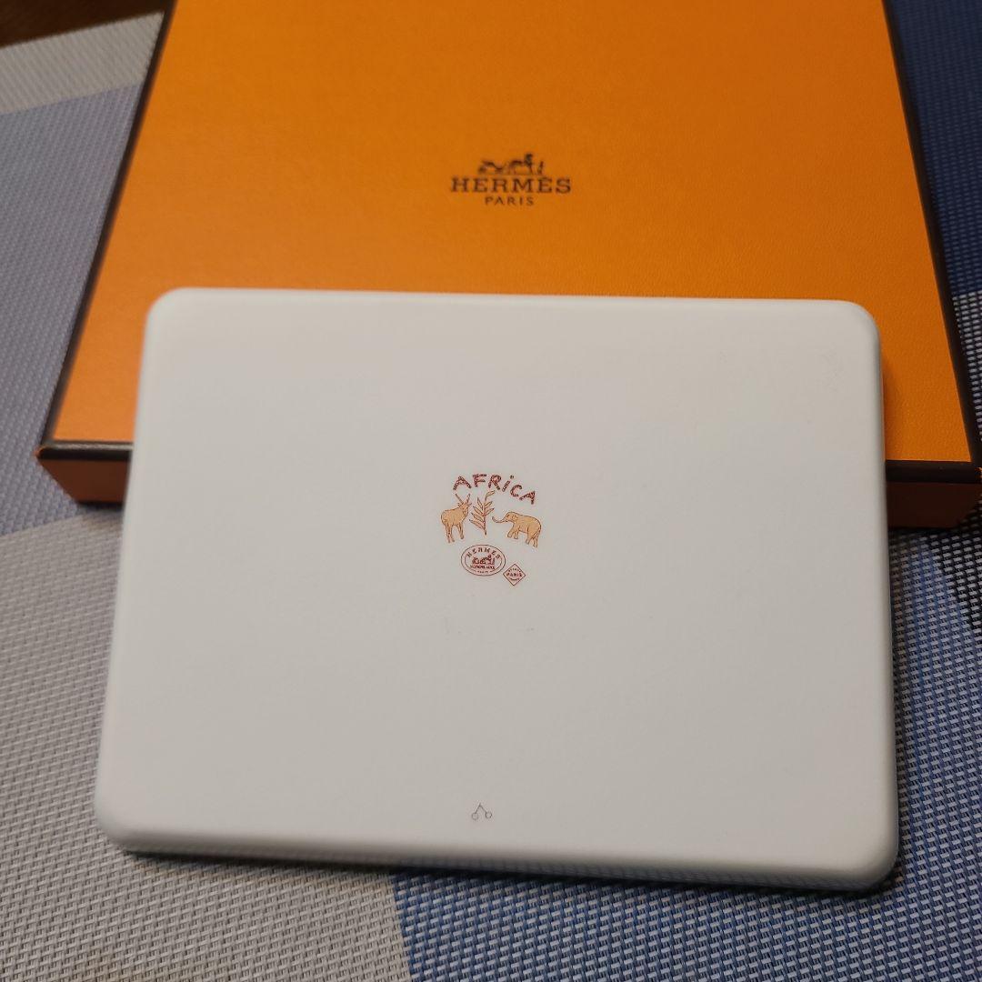 エルメス　アフリカスクエアプレート