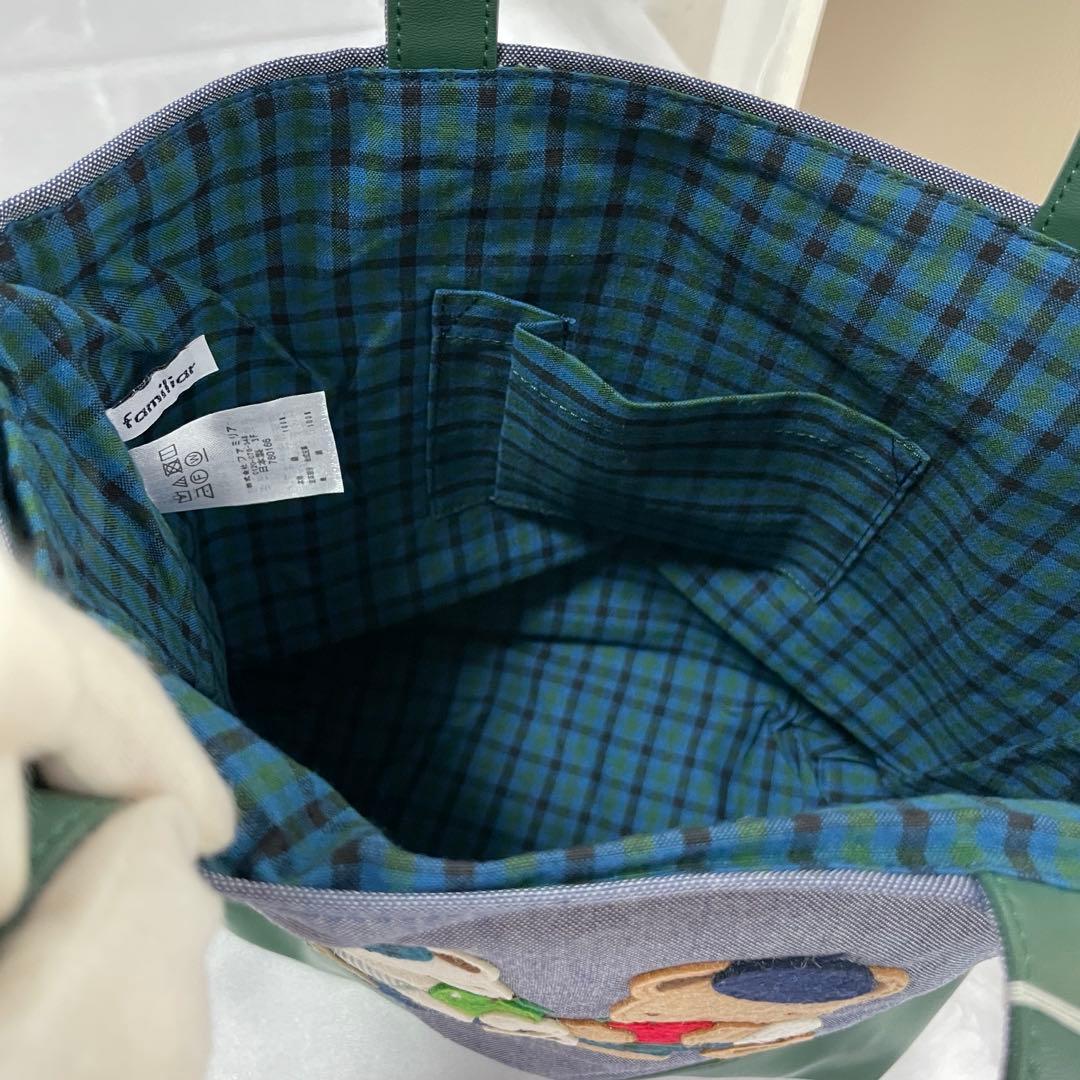 ❤︎新品未使用❤︎ファミリア×紀伊國屋　コラボトートバッグ　ハンドバッグ　子熊可愛い