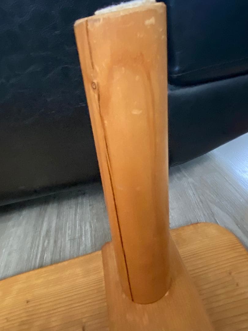 天然木 一枚板 ローテーブル 丸脚 約120cm カフェテーブル ベンチ 作業台