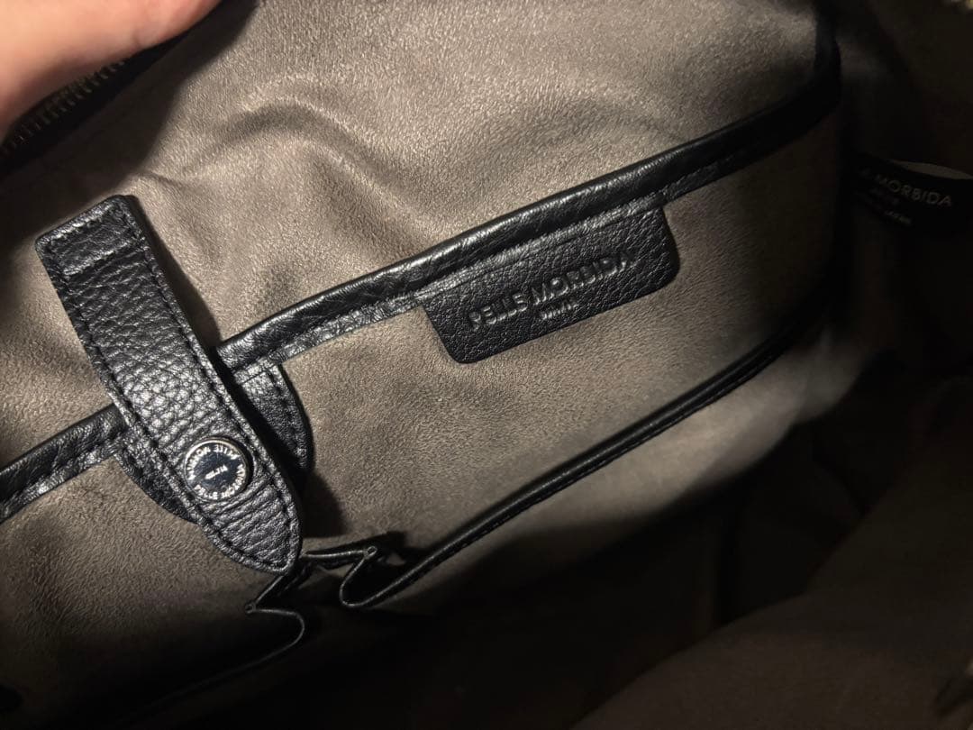 【最終値下】PELLE MORBIDA ブラックビジネスバッグPMO-MB045