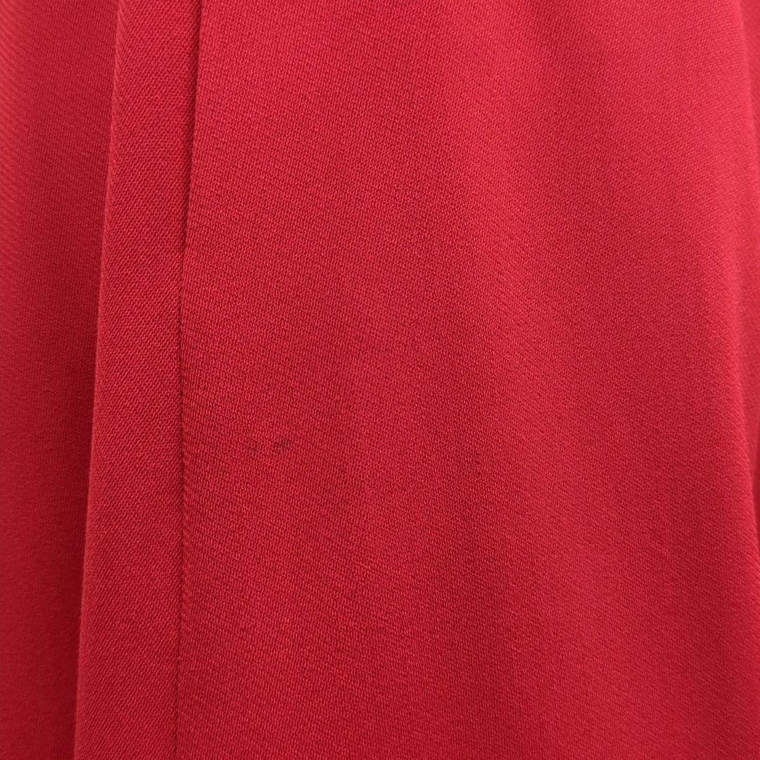 ディオール マドモアゼル ひざ丈 ワンピース レッド Dior Mサイズ