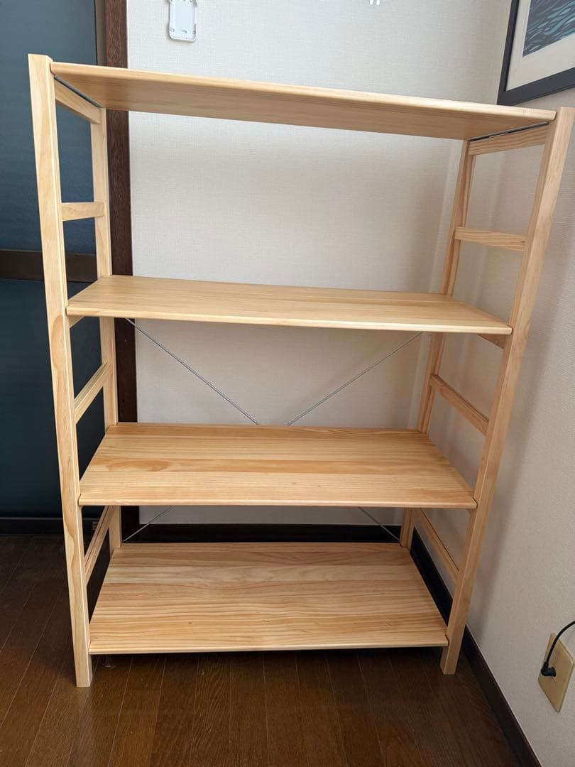@ちゃむ さん専用 MUJI 無印良品 パイン材ユニットシェルフ 幅86cm