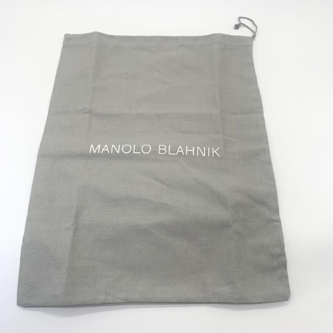 使用少なめ マノロブラニク ハンギシ パンプス グリッター ビジュー 箱袋付き