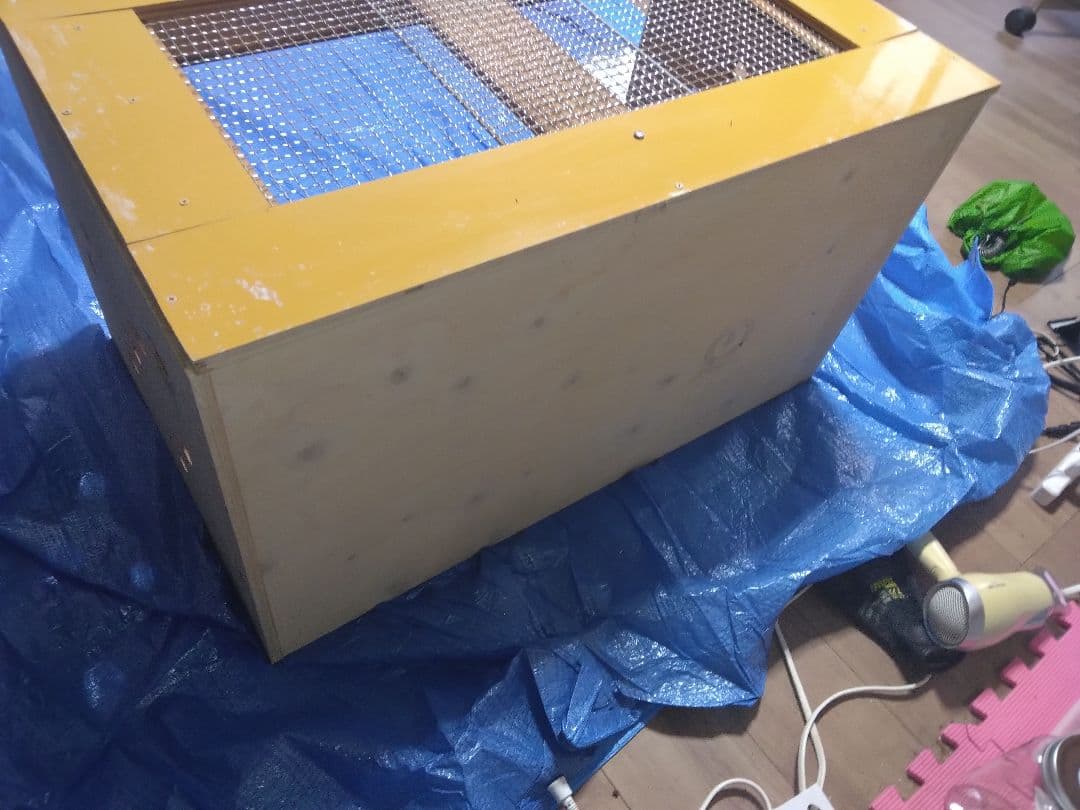 ラスト！特大木製爬虫類ケージ 内蔵ライト付き