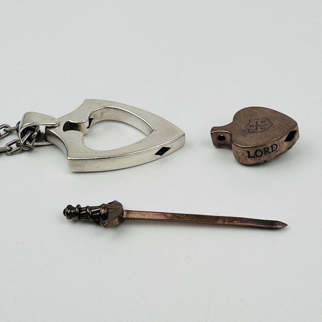 美品　希少　ロードキャメロット　盾と剣のネックレス　アクセサリー　シルバー925