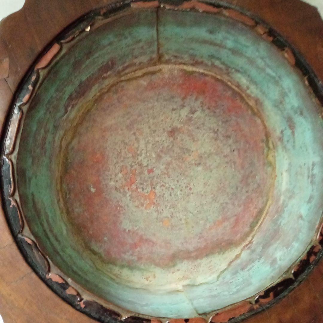 未使用に近い　訳あり　数寄者好み　火鉢　手焙　五徳付き