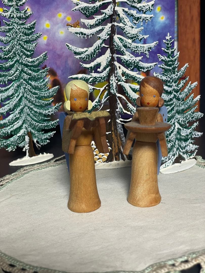 旧東ドイツ時代ディットマンデザイン「キャンドルホルダー、楽譜を持つ天使」