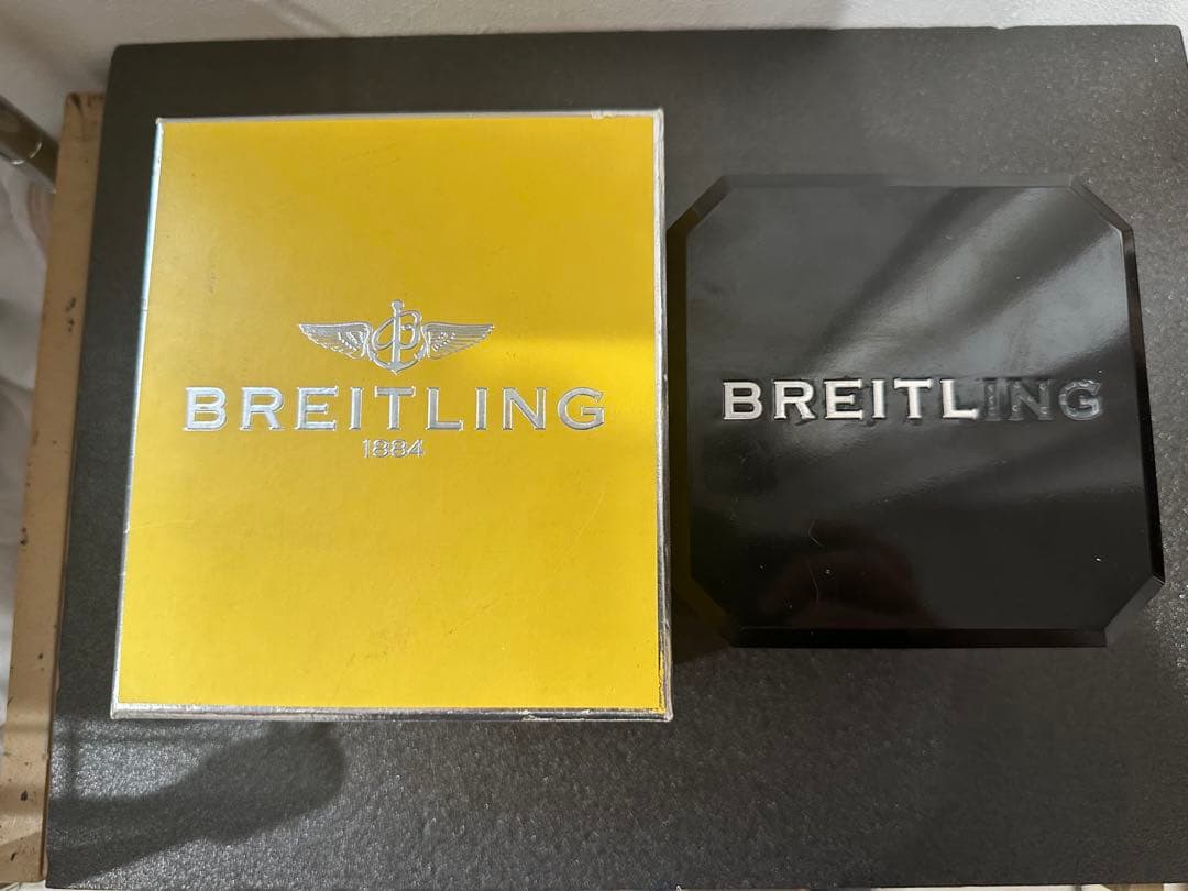 BREITLING ヘッドウィンド　ブルーダイヤルラバーブレスレット