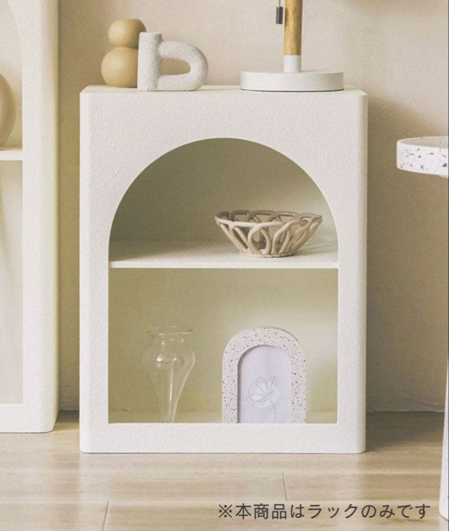 マントルピース　新品未使用　ホワイトインテリア　ラック