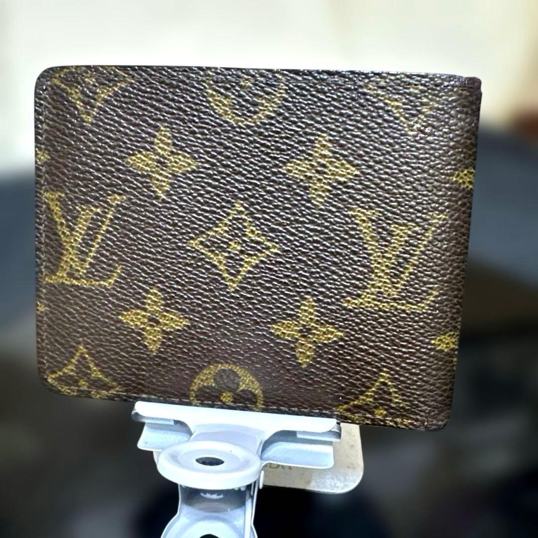 18☆優良品☆モノグラム♪免許&カード入れ☆2つ折り財布