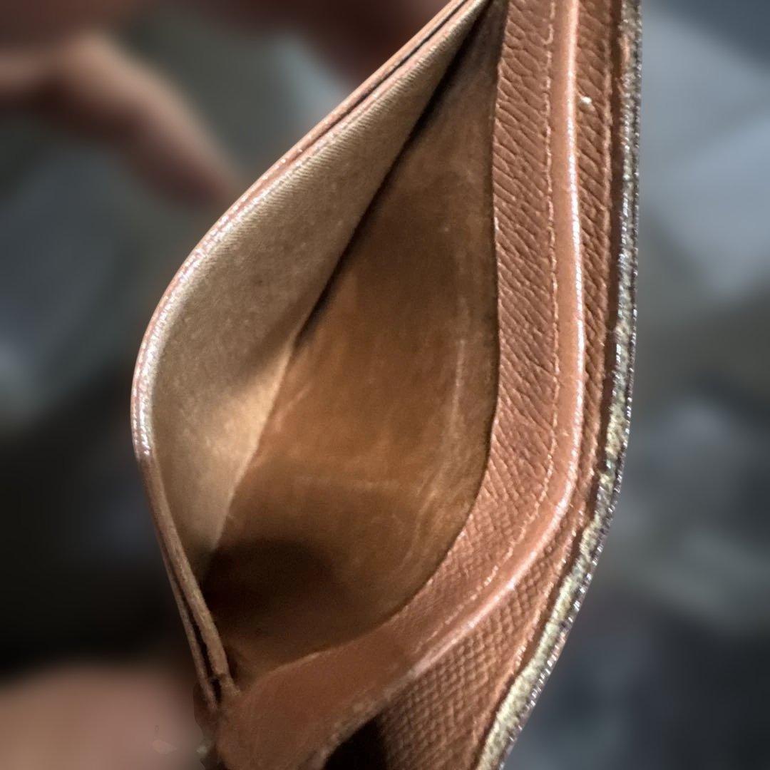 18☆優良品☆モノグラム♪免許&カード入れ☆2つ折り財布