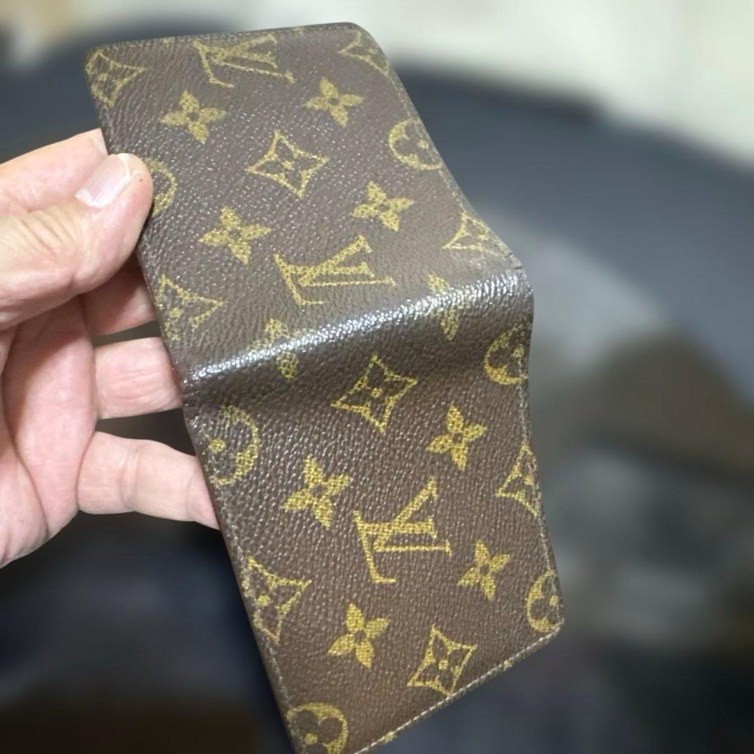 18☆優良品☆モノグラム♪免許&カード入れ☆2つ折り財布