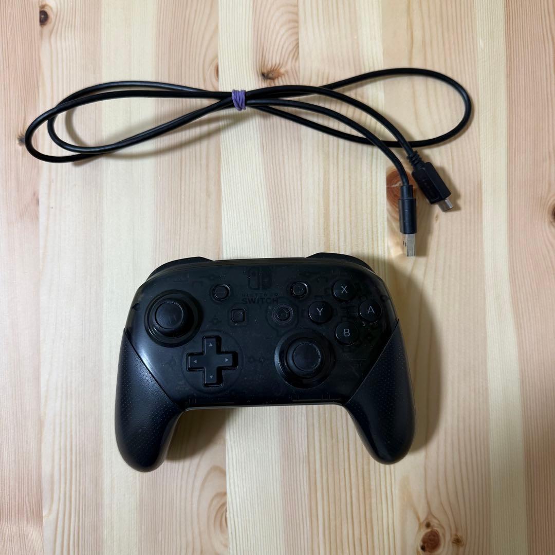 Nintendo Switch グレー　プロコン　LANケーブル　　　SDカード