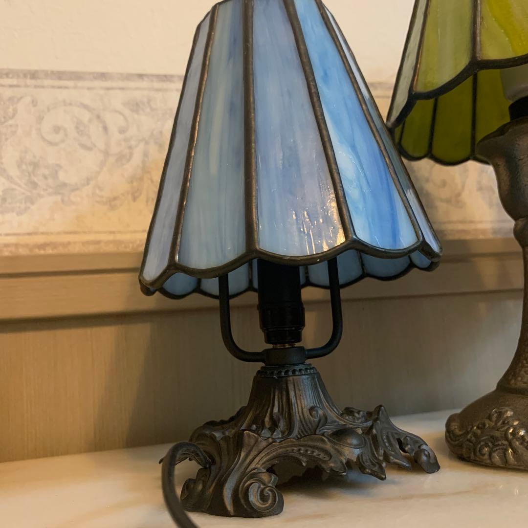 ステンドグラス ランプ アンティーク風