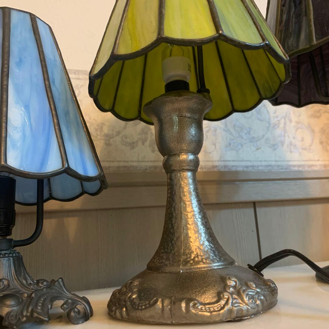 ステンドグラス ランプ アンティーク風