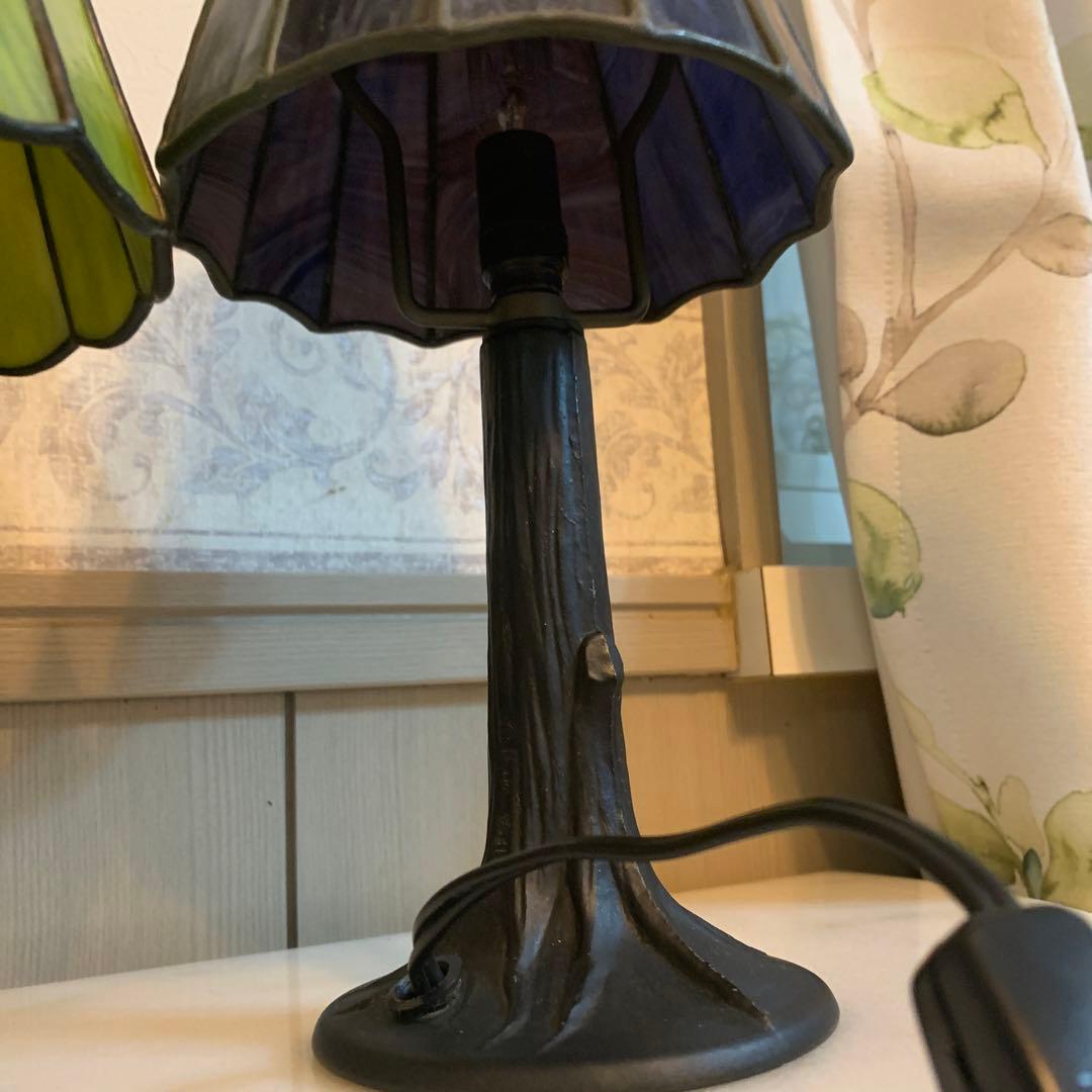 ステンドグラス ランプ アンティーク風