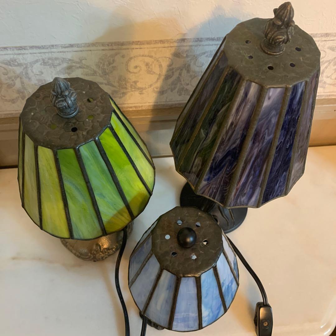 ステンドグラス ランプ アンティーク風