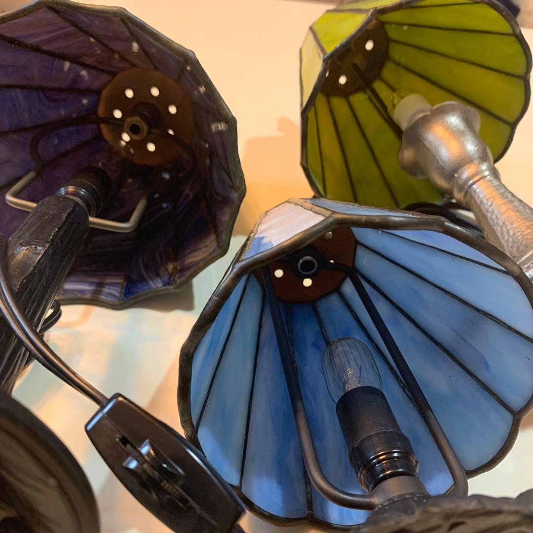 ステンドグラス ランプ アンティーク風