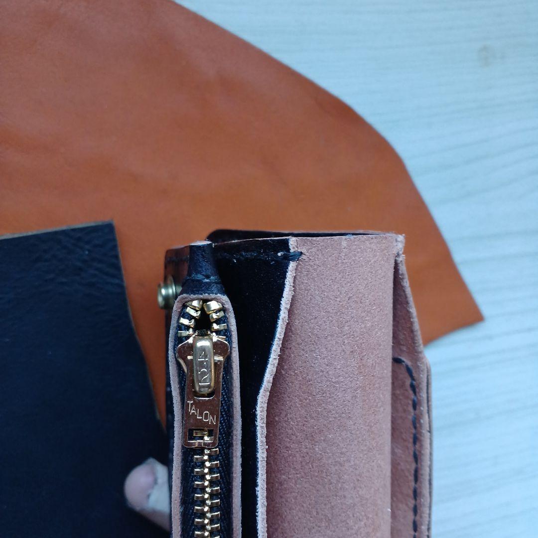 トラッカーウォレット　ロング　茶芯　ハンドメイド　42TALON復刻
