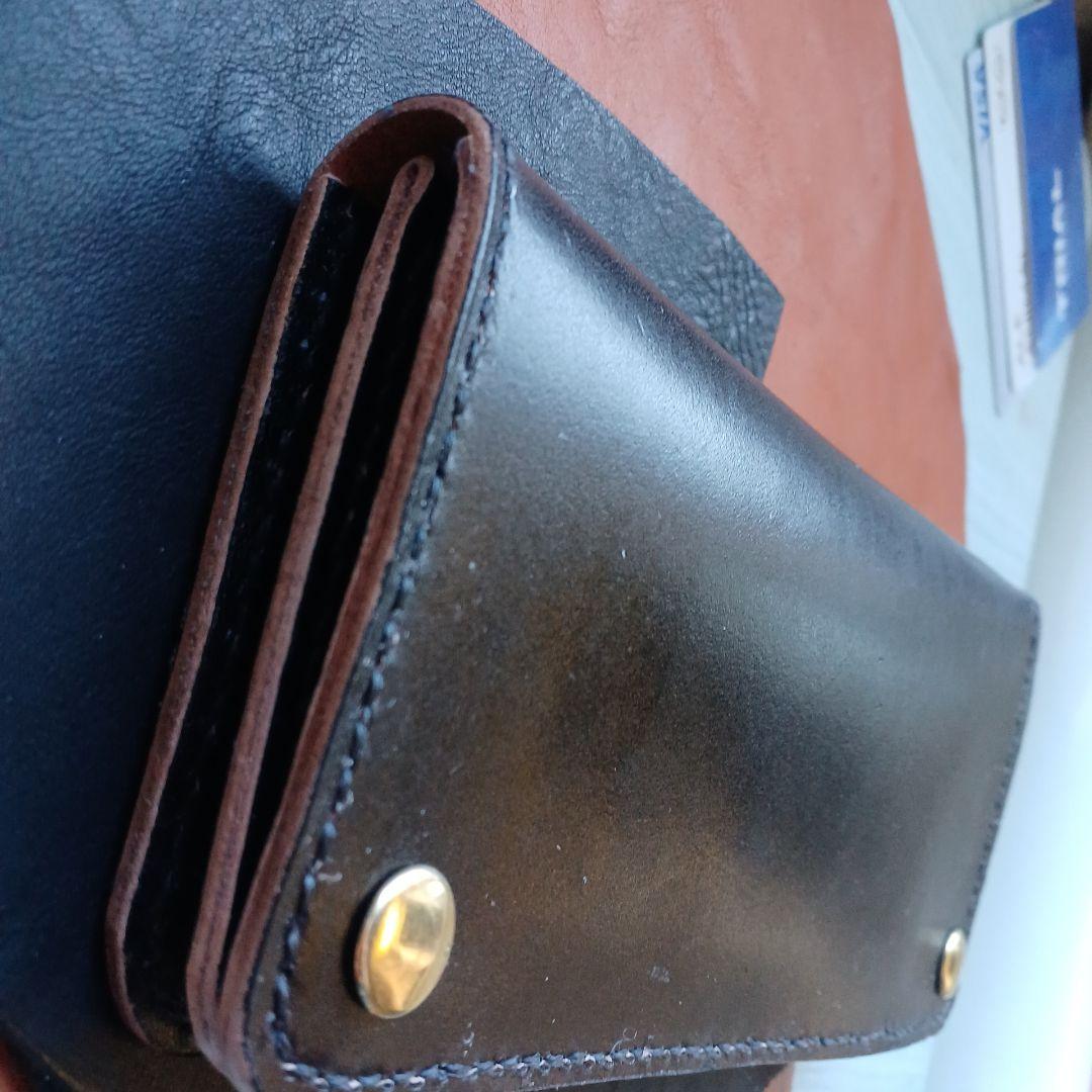 トラッカーウォレット　ロング　茶芯　ハンドメイド　42TALON復刻