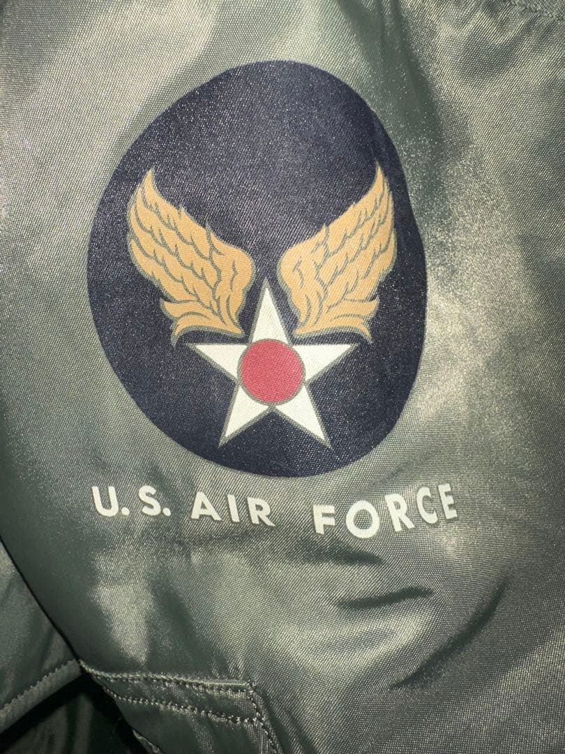 U.S. AIR FORCE MA-1ジャケット オリーブグリーン