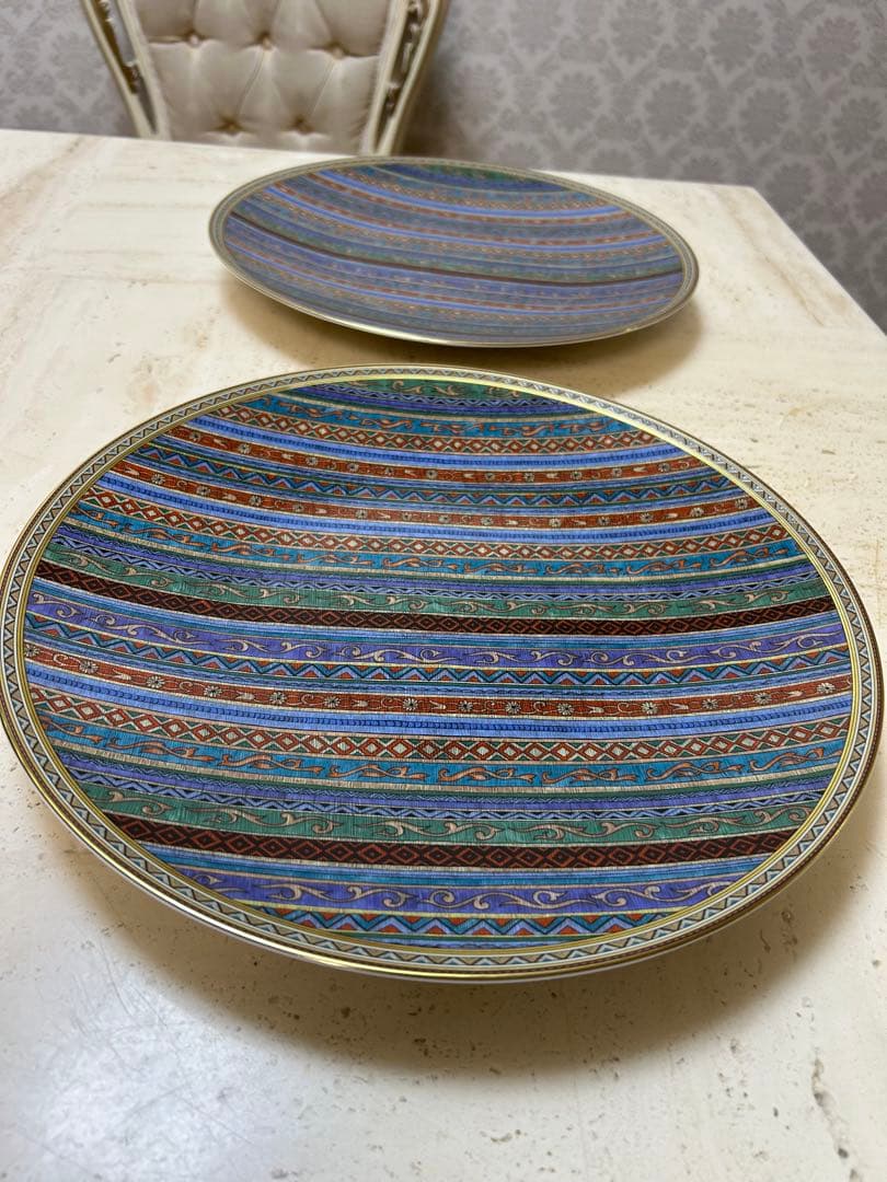 エルメス　シュバルドリアン丸型プレート　大皿　32センチ