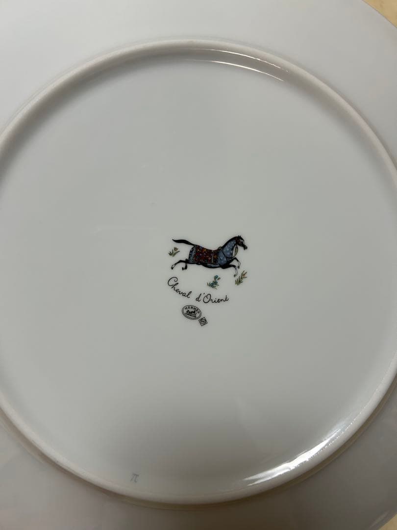 エルメス　シュバルドリアン丸型プレート　大皿　32センチ