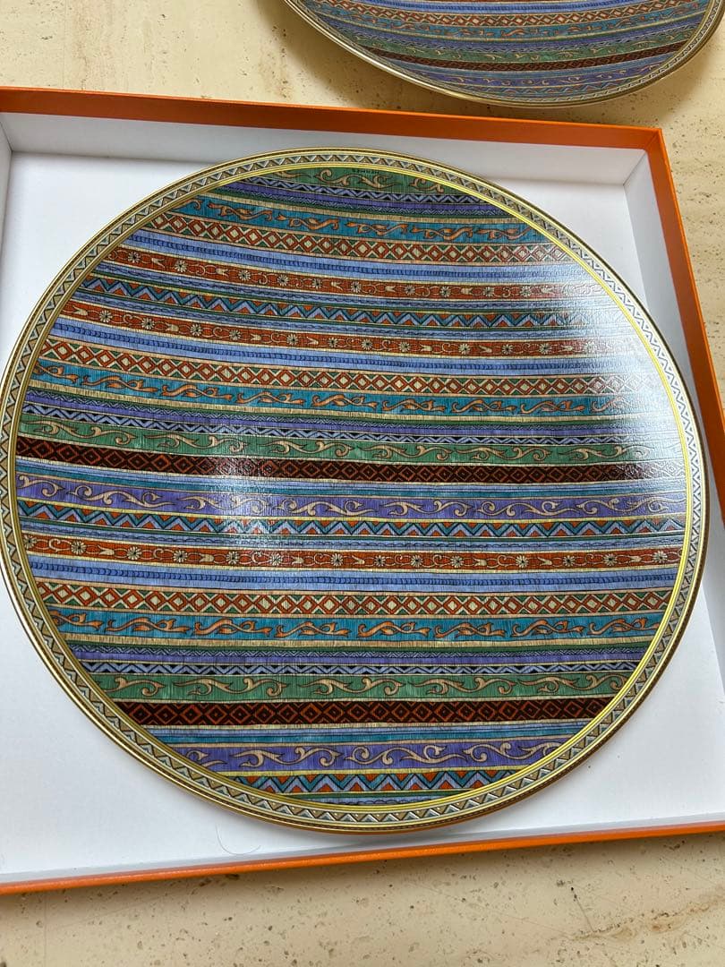 エルメス　シュバルドリアン丸型プレート　大皿　32センチ