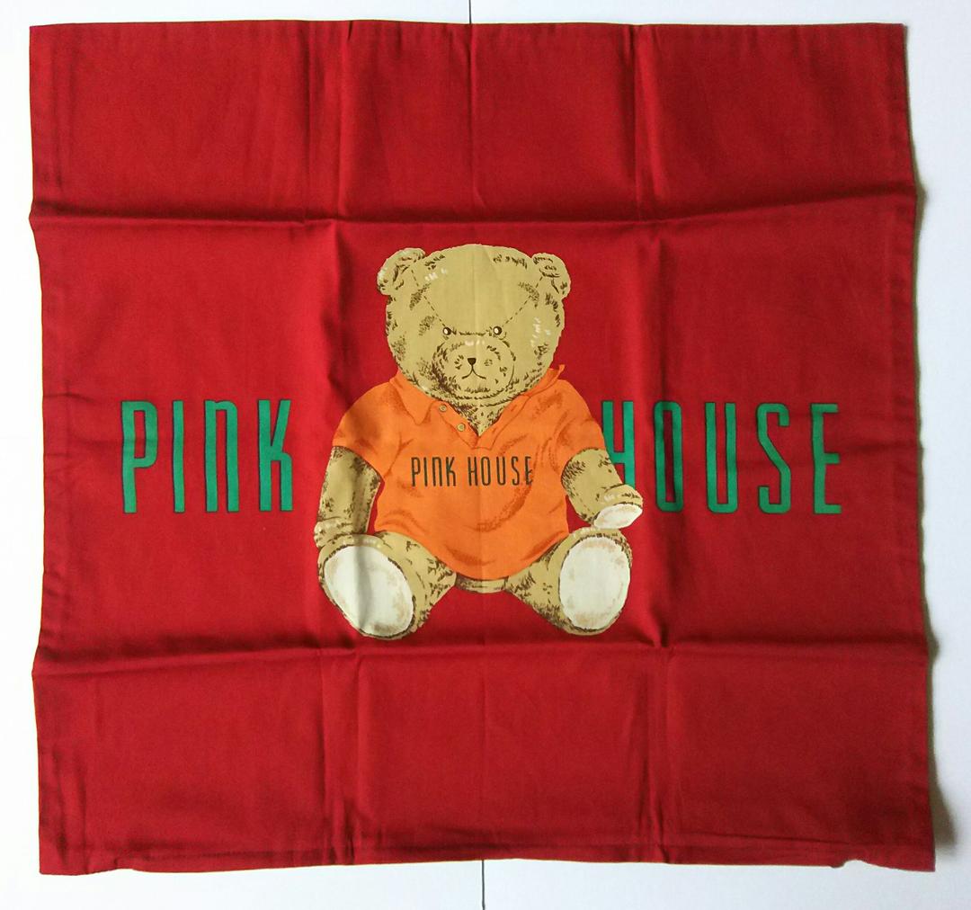 ピンクハウス♪新品未使用クッションカバー♪赤系