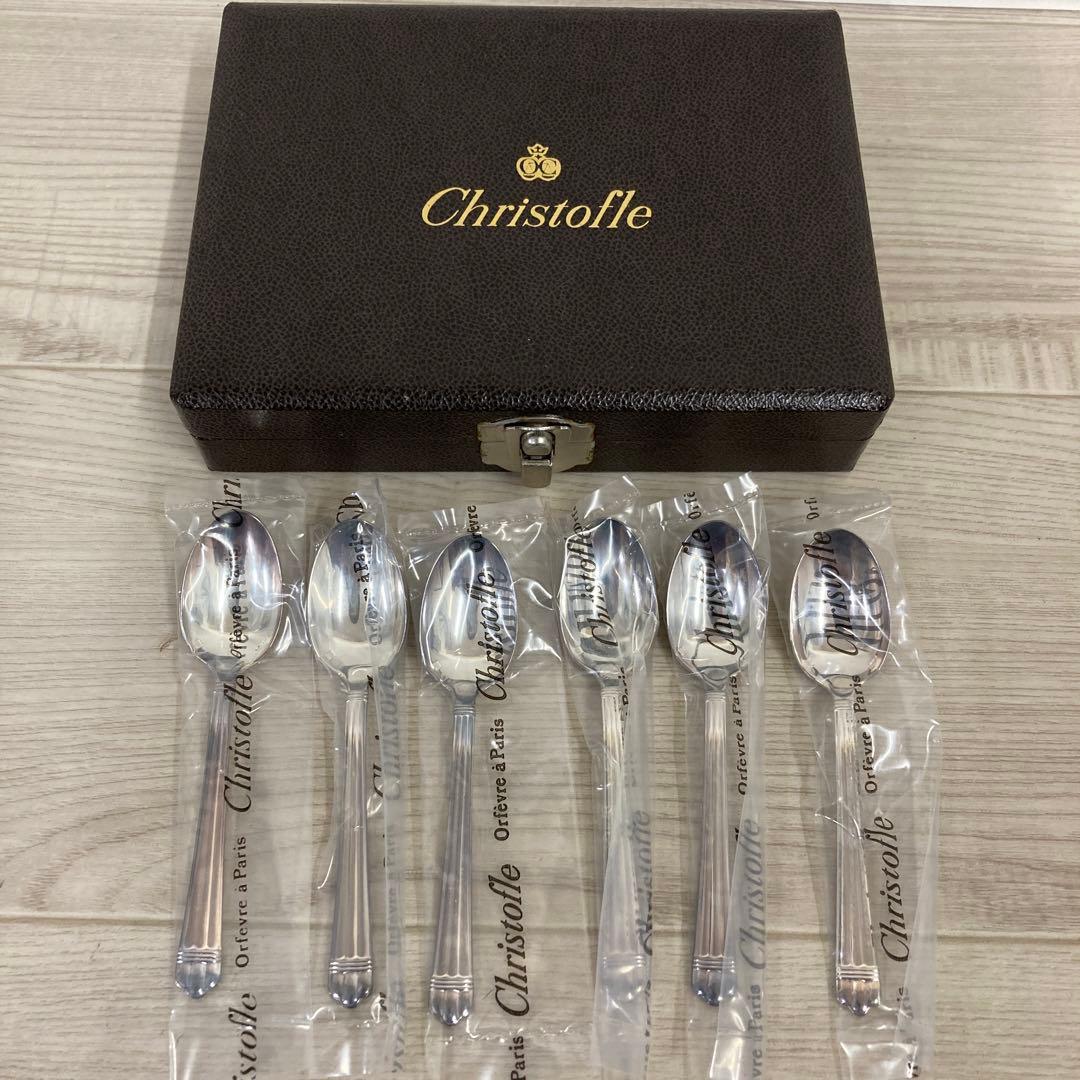 未開封Christofle クリストフル スプーン 6本　カトラリーセット