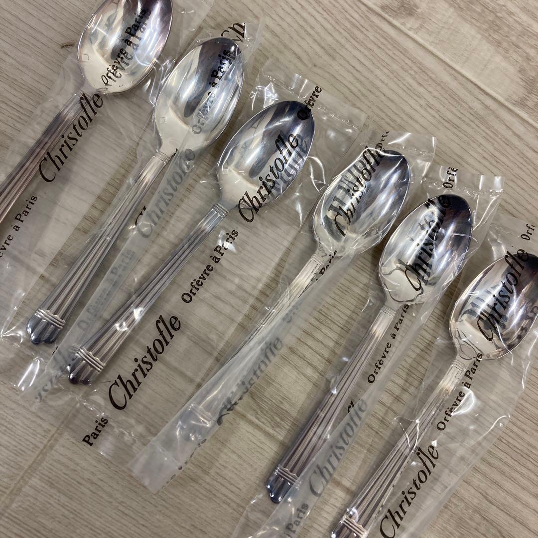 未開封Christofle クリストフル スプーン 6本　カトラリーセット