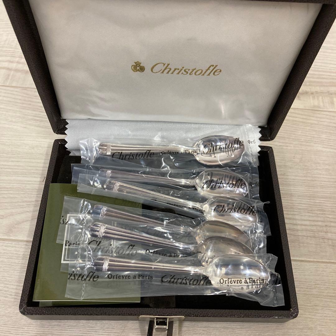 未開封Christofle クリストフル スプーン 6本　カトラリーセット