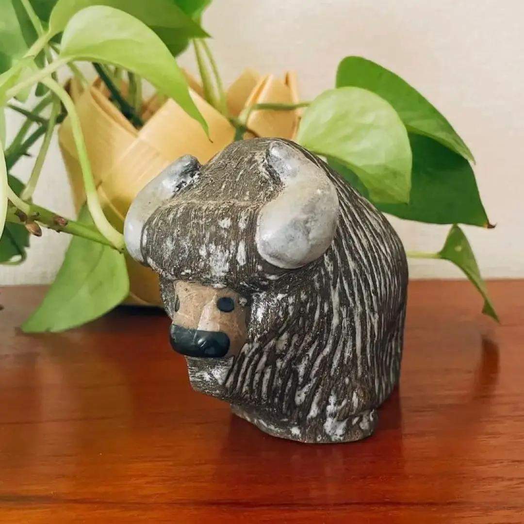 Upsala Ekeby｜ウプサラエクビー｜ゲフレ【希少】バイソン★北欧 置物