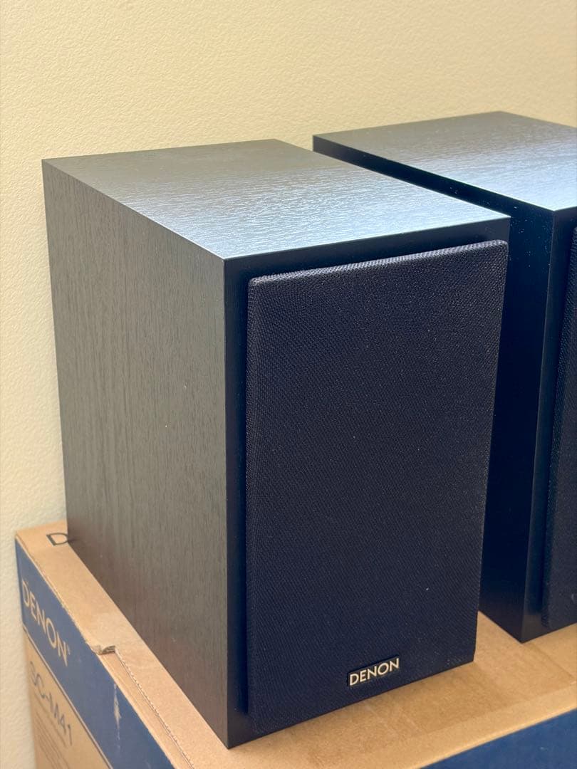 DENON SC-M41 ペアスピーカー　ブラック　元箱付