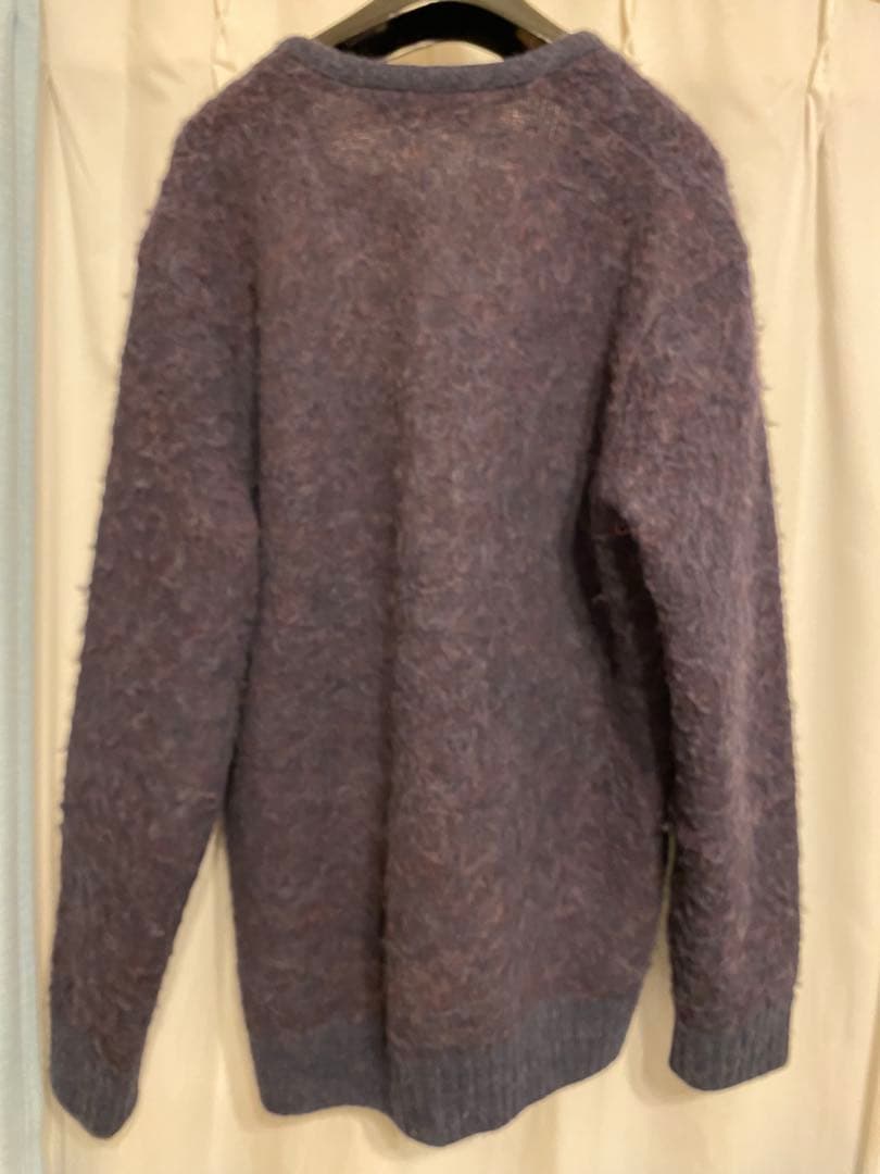 AUBERGE モヘア カーディガン  カート　 ネイビーパープル