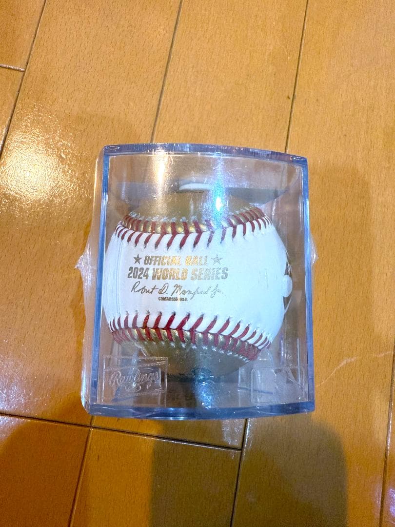 MLB ワールドシリーズ 2024 優勝記念ボール 記念ボール（ケース付き）
