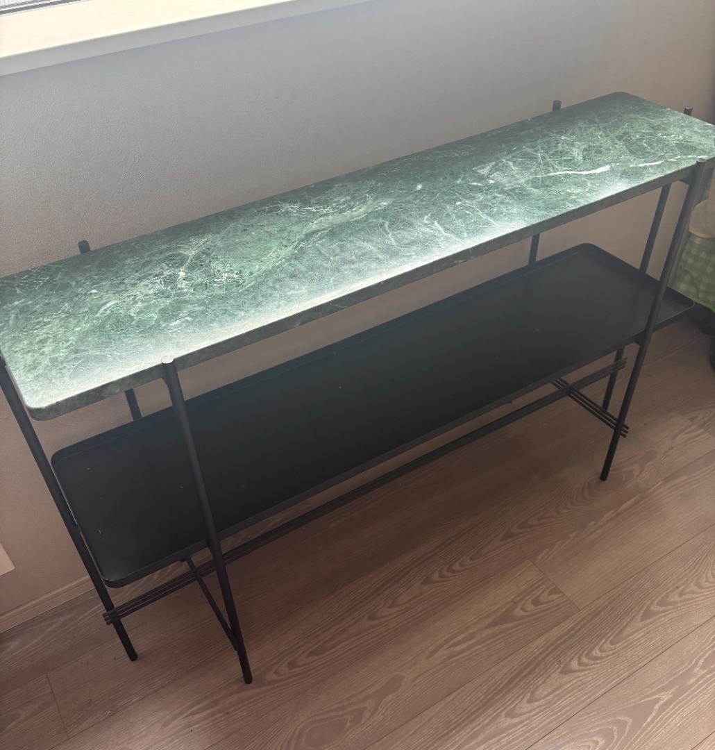 GUBI（グビ）TS CONSOLE コンソール グリーングアテマラマーブル
