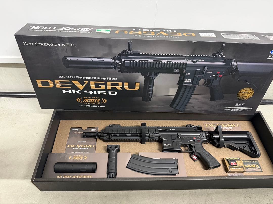東京マルイ 次世代電動ガン HK416D DEVGRUカスタム 美品