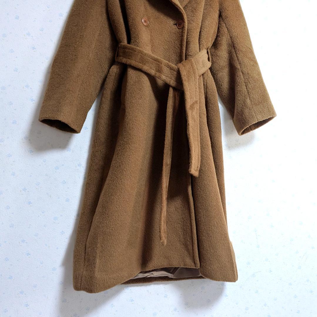 美品 IENA アルパカシャギーオーバーサイズコート