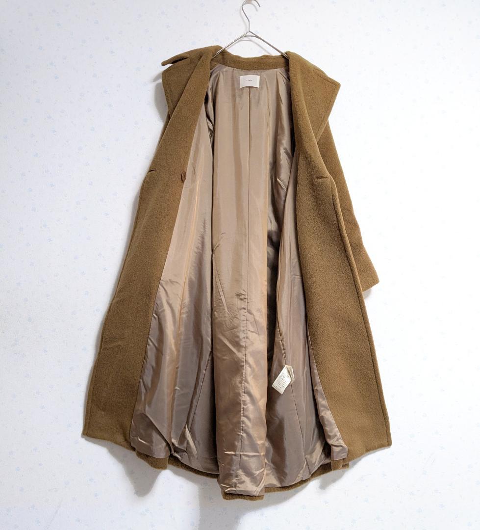 美品 IENA アルパカシャギーオーバーサイズコート
