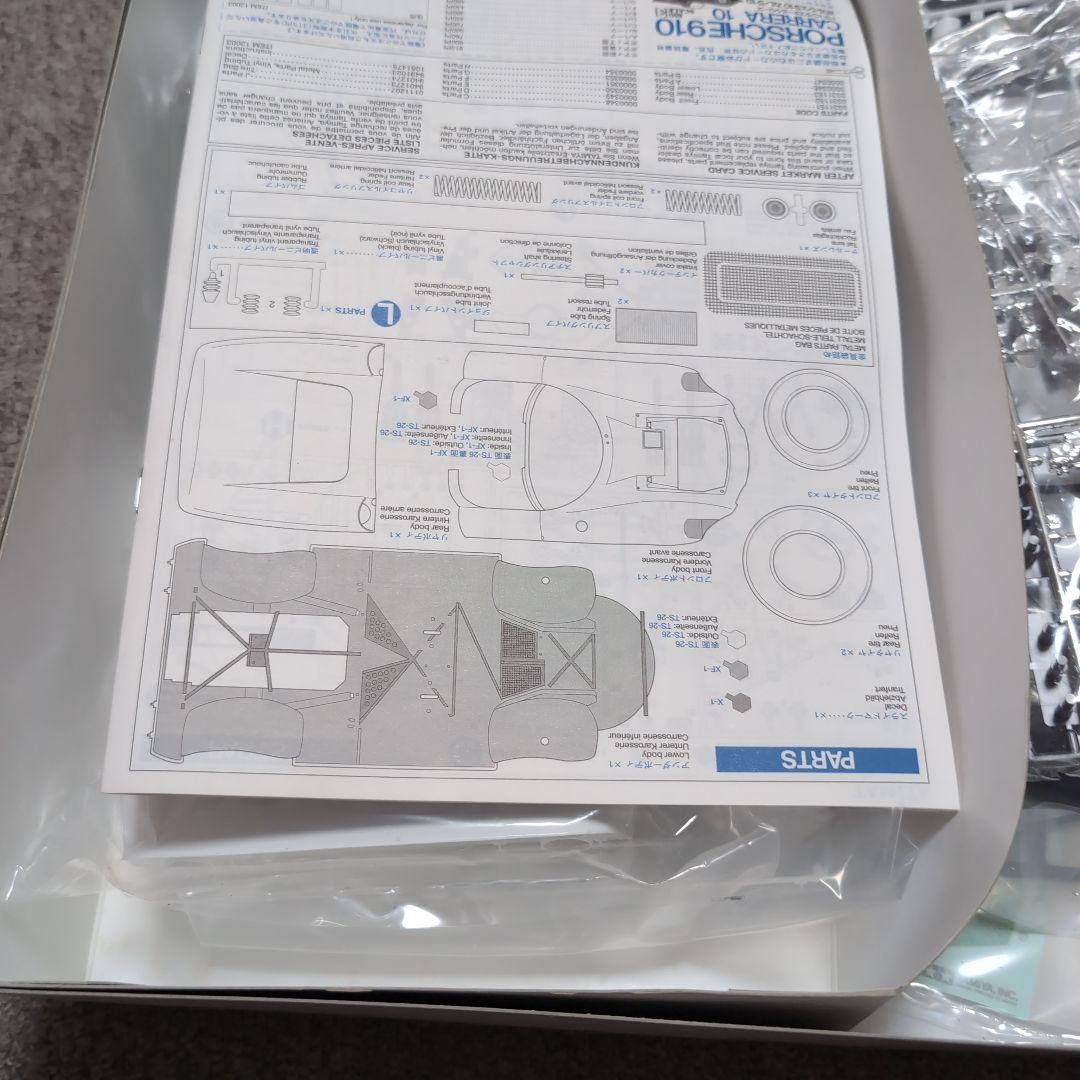 Tamiya Porsche 910 Carrera 10 1:12 開封済