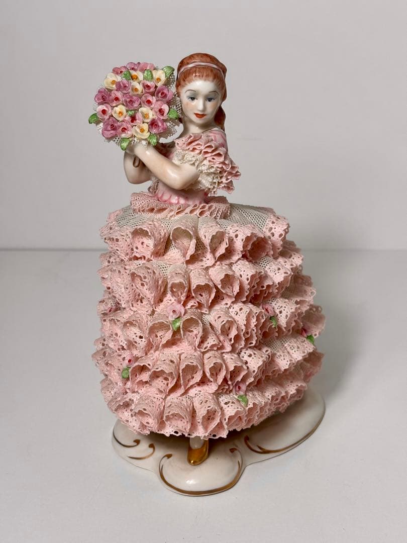 ビ*ビ様 #Irish Dresden 陶器人形 Rose of Tralee