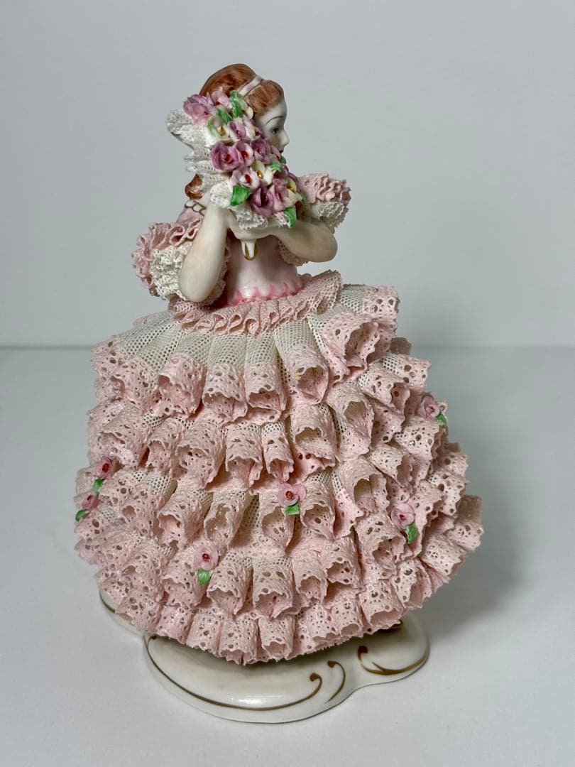 ビ*ビ様 #Irish Dresden 陶器人形 Rose of Tralee