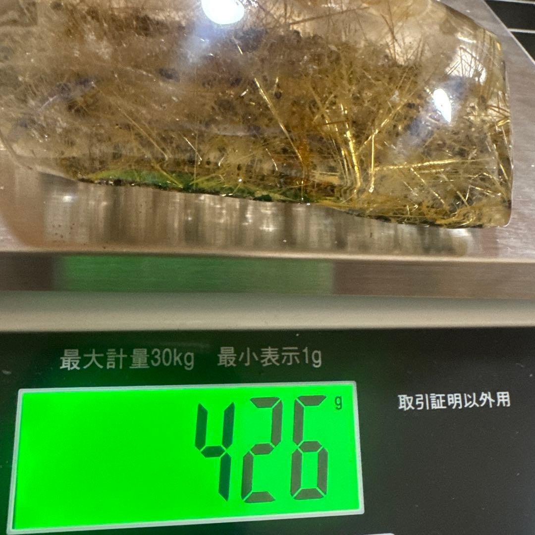 【高品質】ゴールドルチル 龍彫刻 原石置物 台座付