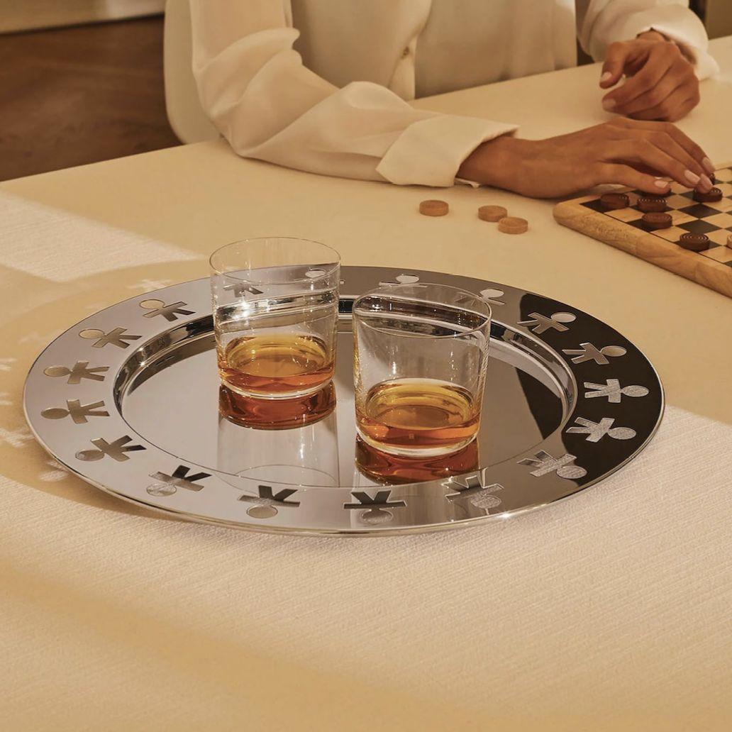 《未使用品》Alessi GIROTONDO ジロトンド ラウンドトレイ